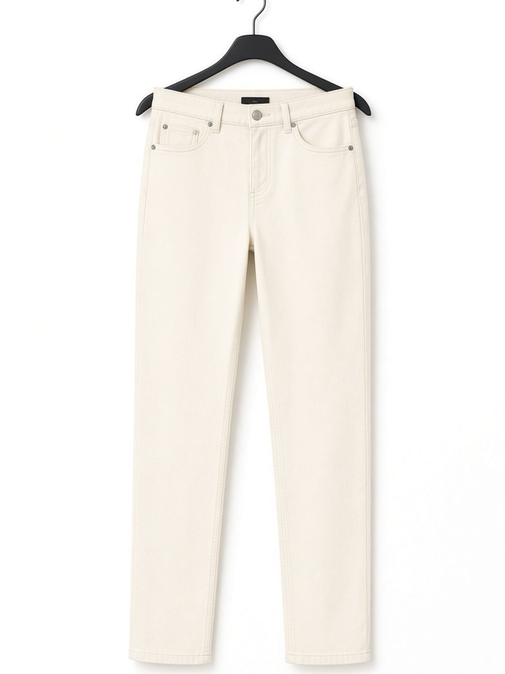 J Crew Women’s Cream/Ecru Straight-Leg Jeans NWOT sz 27 Perfect Fall/Winter Jean